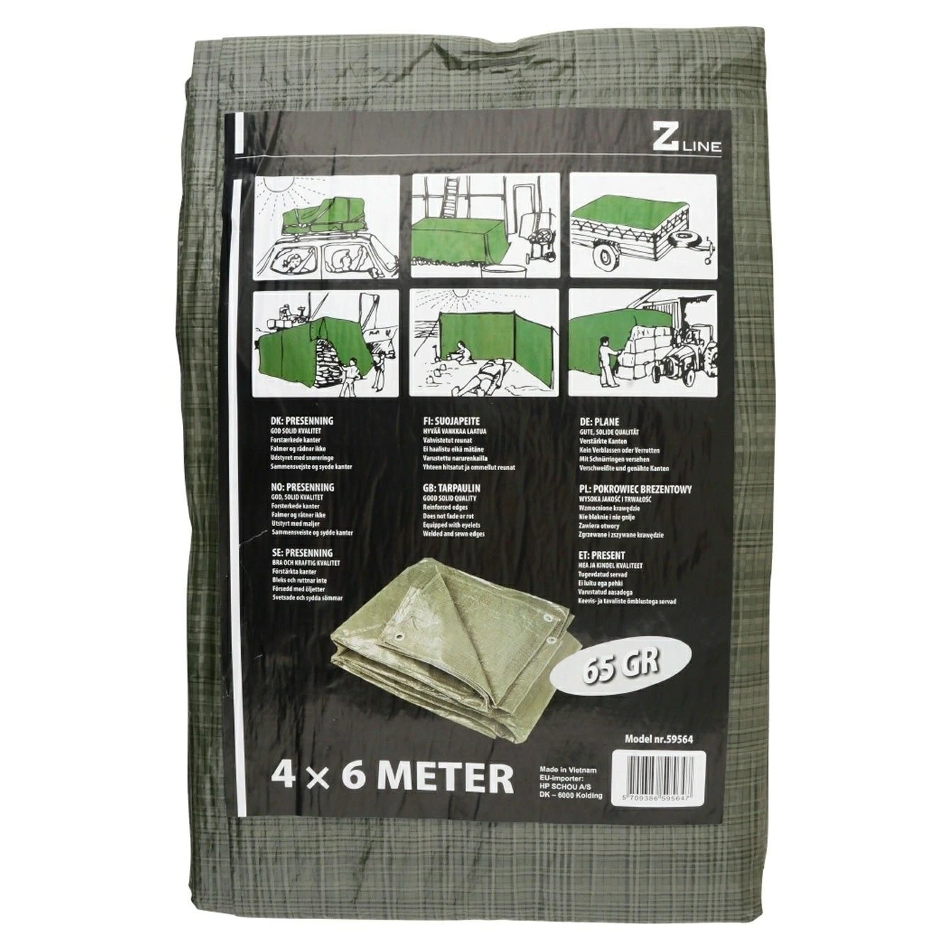 Diverse Presenning 4x6m - Billede 2