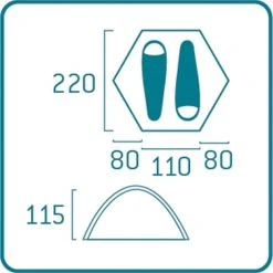 Bergans Super Light Dome 2-persons Telt