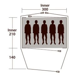 Outwell Cloud 5 Campingtelt