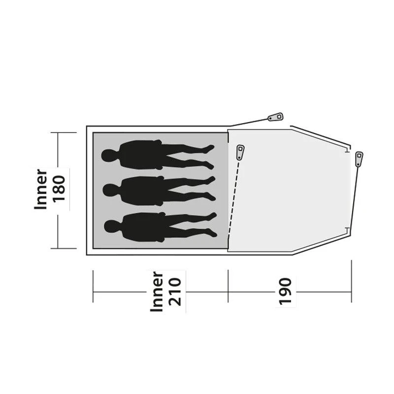 Outwell Earth 3 Telt - Billede 9