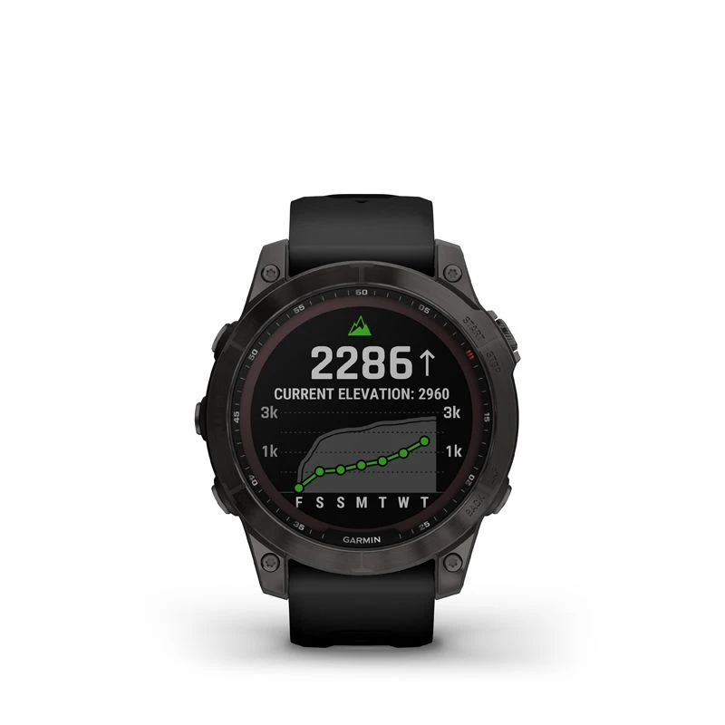 Garmin Fênix 7 Sapphire Solar DLC Carbon Grey Titanium - Billede 2
